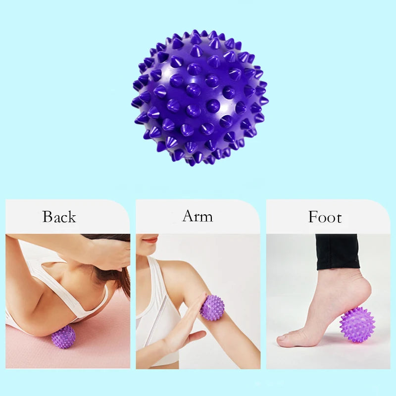 7cm Spiky Massage Ball – Foot, Back & Leg Deep Tissue Massager Spiky Massage Ball Oasis Select