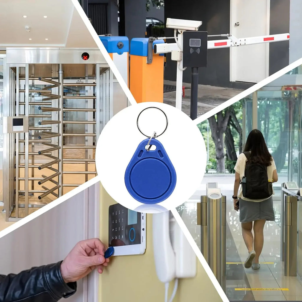 DIXSG 10/50/100pcs T5577 Rewritable 125KHz RFID Key Fob – Copy & Duplicate Proximity Token, Keyfobs Can Copy Card Oasis Select