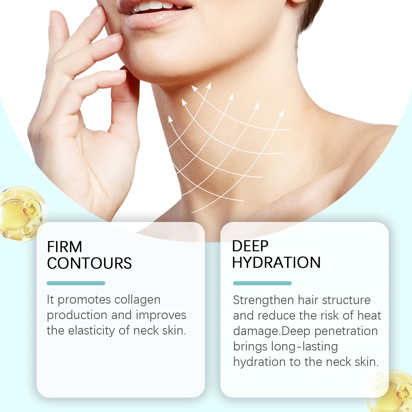 Eelhoe Collagen Neck Mask Patches – Firm, Lift & Hydrate Collagen Neck Mask Oasis Select