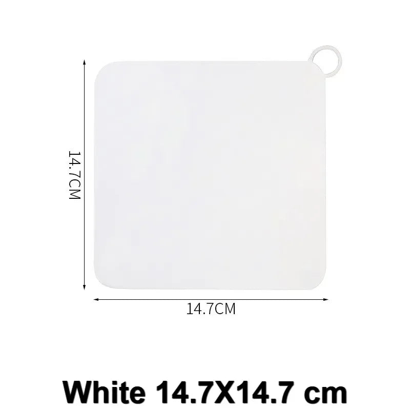 1/2pcs Silicone Floor Drain Deodorant Cover Bathroom Deodorant Insect-proof Seal Household Sewer Pipe Sink Anti-smell Floor Cove Oasis Select White 14.7X14.7cm