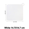 1/2pcs Silicone Floor Drain Deodorant Cover Bathroom Deodorant Insect-proof Seal Household Sewer Pipe Sink Anti-smell Floor Cove Oasis Select White 14.7X14.7cm