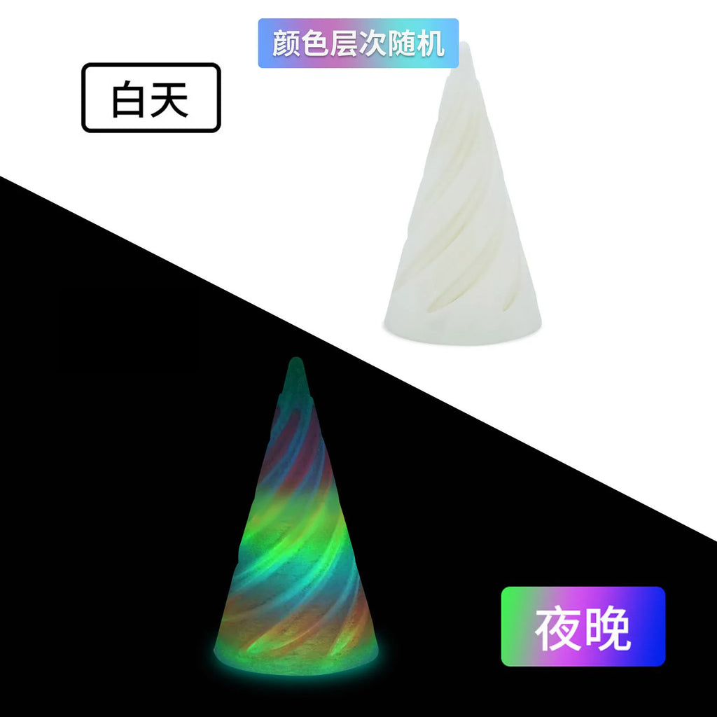 3D Printing Decompression Spinning Toy Through Pyramid Toy Spiral Cone Helix Screw Passthrough Sculpture Decor Toy Oasis Select 08