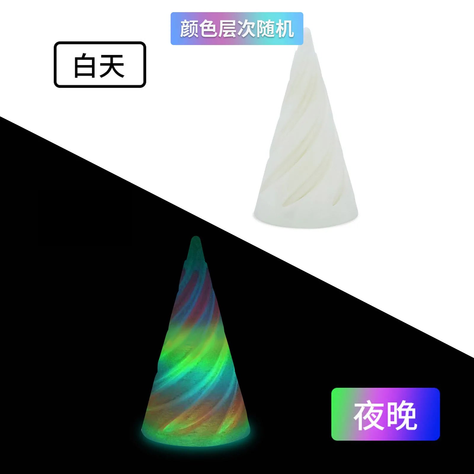 3D Printing Decompression Spinning Toy Through Pyramid Toy Spiral Cone Helix Screw Passthrough Sculpture Decor Toy Oasis Select 08