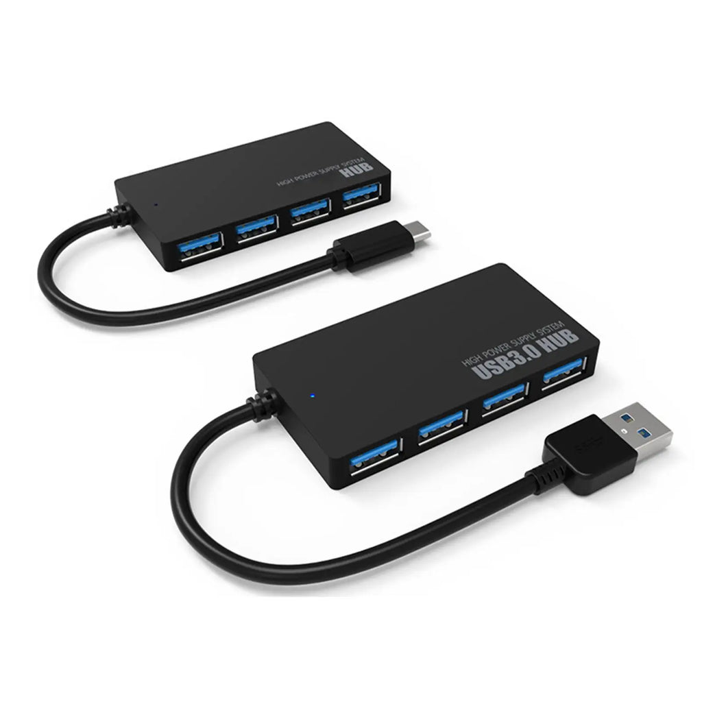 4-Port USB 3.0 Hub Splitter – 5Gbps High-Speed Expander
