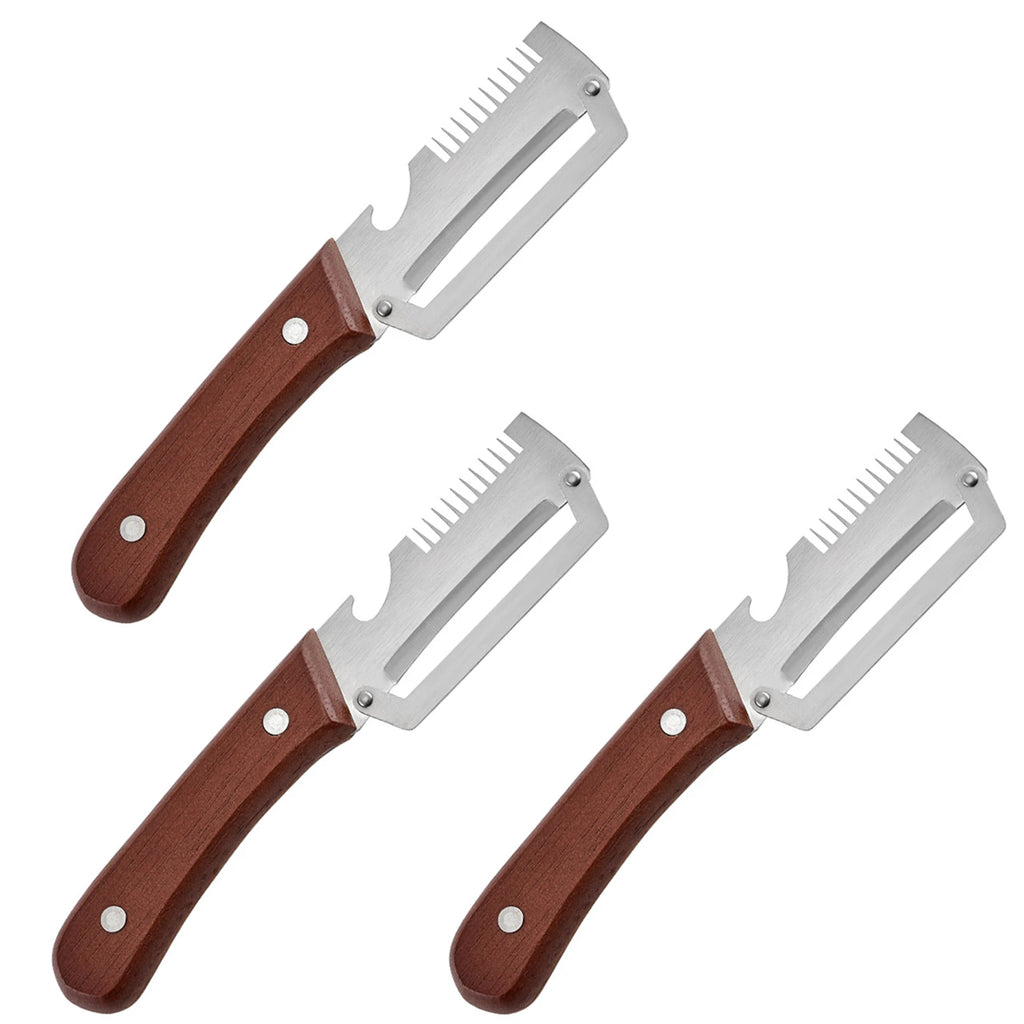 3-in-1 Vegetable Peeler, Grater & Bottle Opener | Kitchen Tool