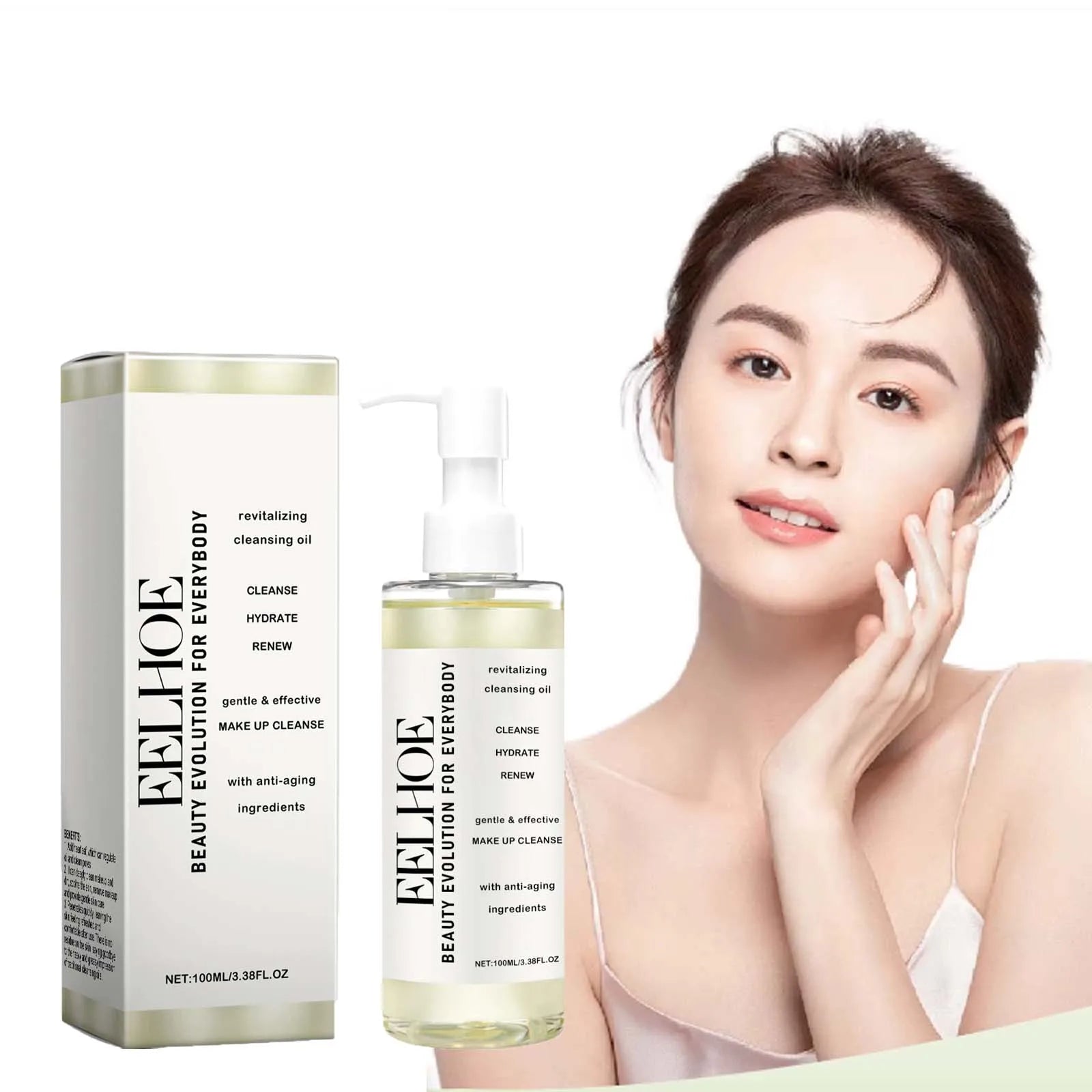 Eelhoe Gentle Cleansing Oil – Sensitive Skin Makeup Remover Facial Cleansing Oil Oasis Select