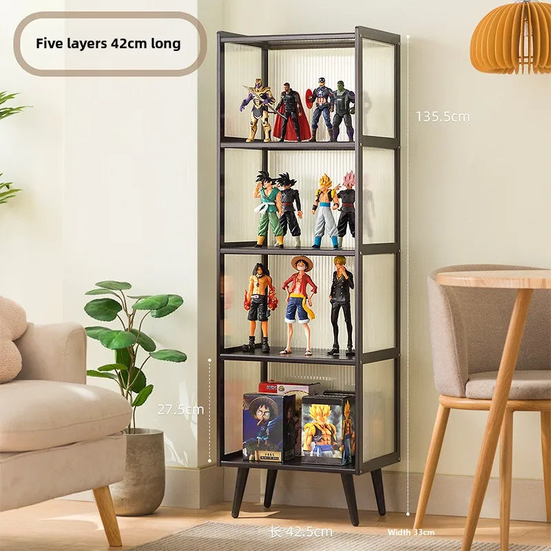 Figure Display Cabinet Acrylic Lego Model Toy Display Cabinet Display Stand Cosmetics Non-Glass Household Bookshelf Oasis Select Fifth floor