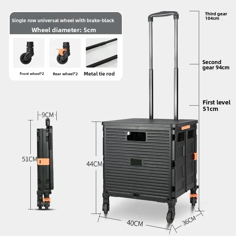 Multi-functional Shopping cart folding trolley trolley picnic trolley picnic Durable Oasis Select BY06-S