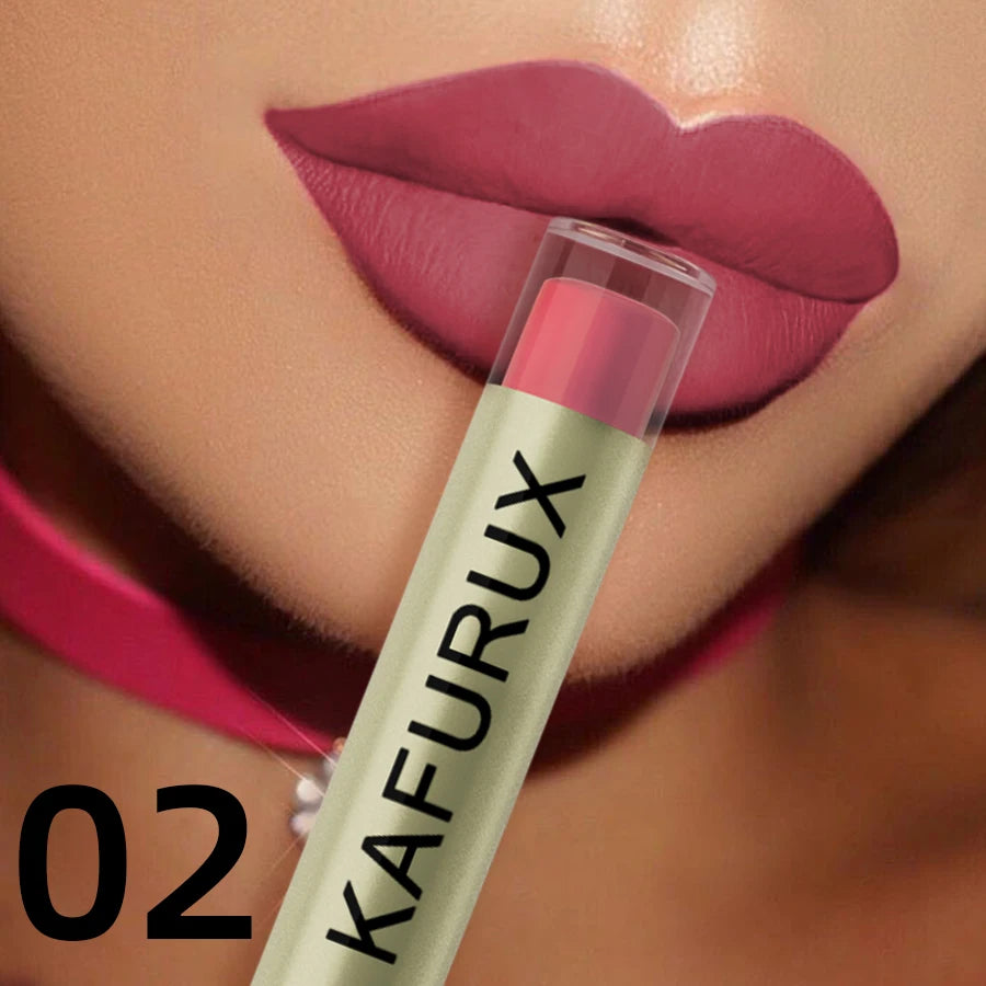 KAFURUX 20-Color Velvet Matte Liquid Lipstick – Waterproof