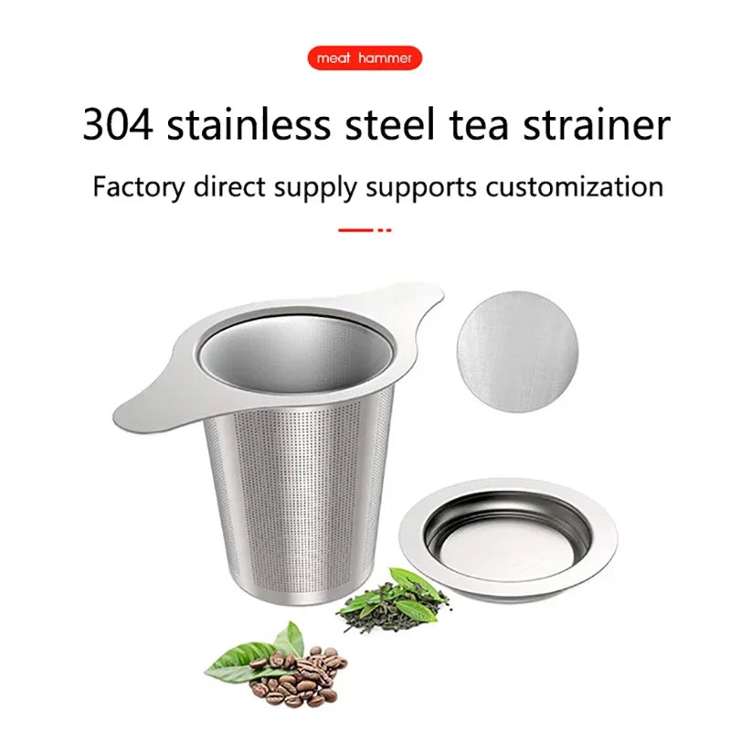 Stainless Steel Tea Infuser with Handle Fine Mesh Loose Leaf Tea Diffuser Hanging Design for Teapots And Mugs Oasis Select