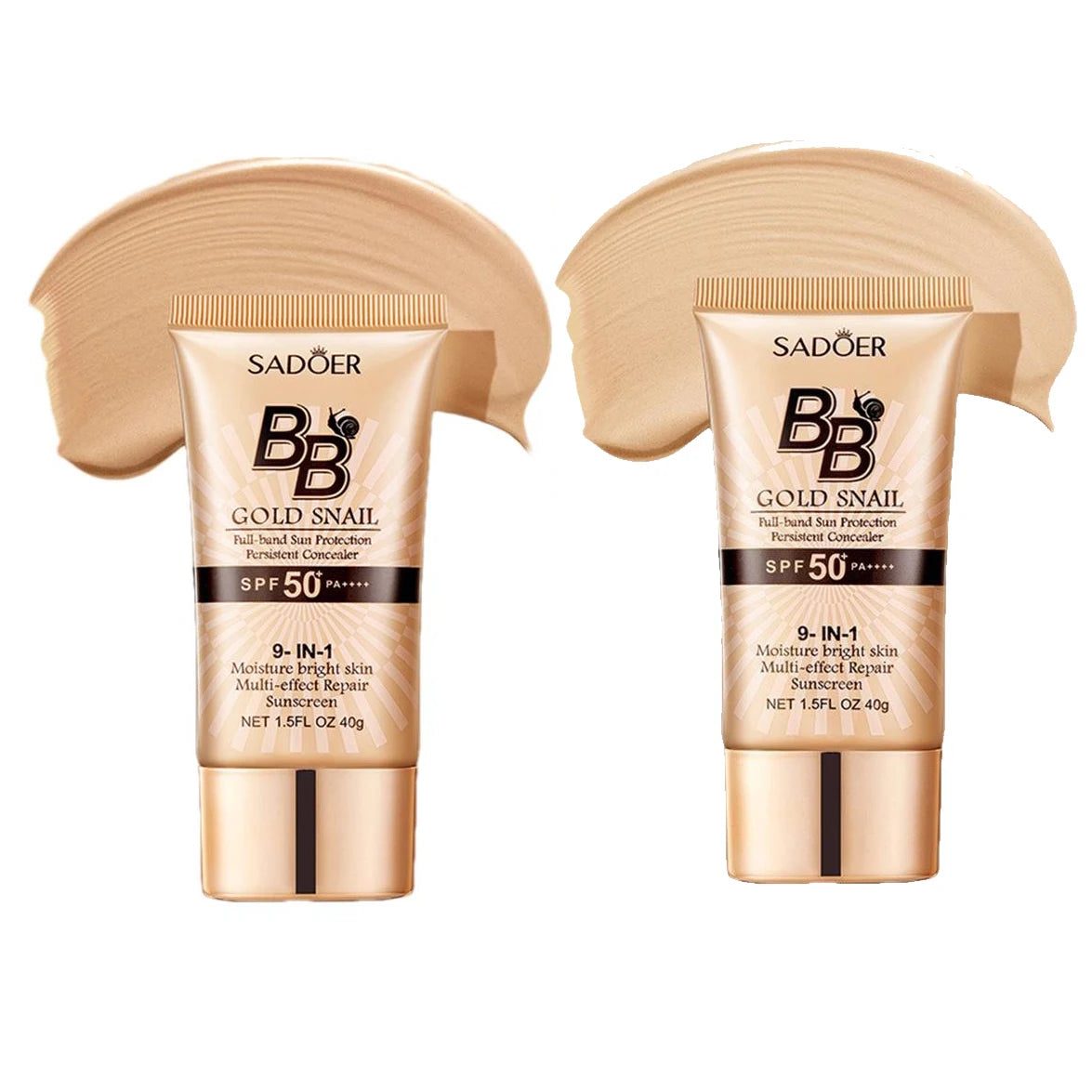 Hydrating Gold BB Cream, Full-Coverage Foundation & Concealer, Color Correcting Tinted Moisturizer BB Cream for Even Skin Tone Oasis Select