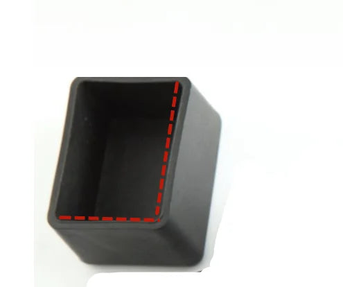 8PC/lot Silicone PVC Table Chair stool Leg cover Wear-resistant Feet Floor Protector Caps soft rubber Universal furniture part Oasis Select rectangle 15X30mm