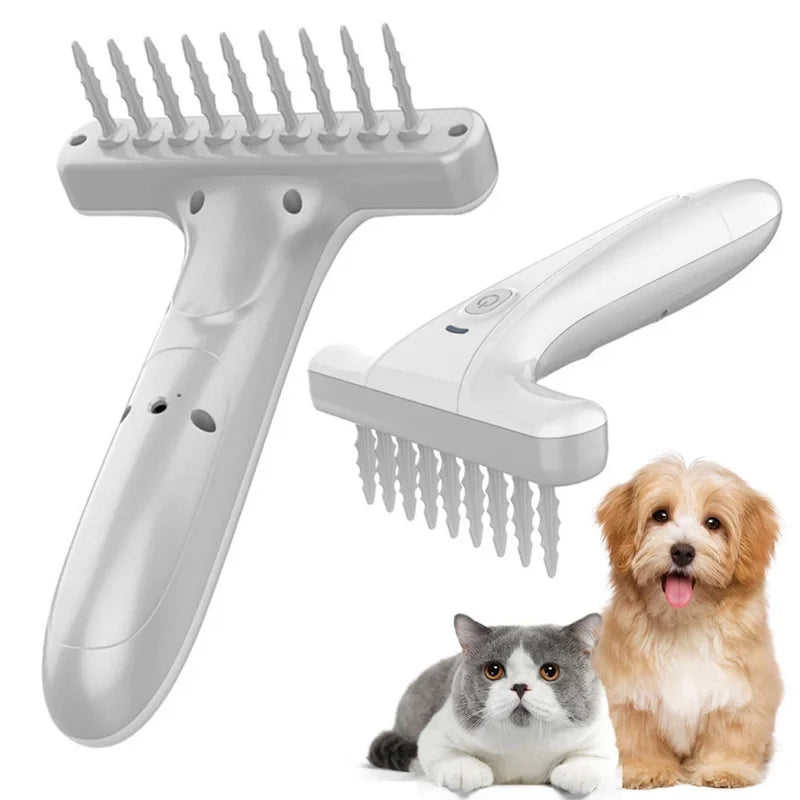 Electric Dog Knot Comb Grooming Fur Knot Cutter Massage Comb Hair Removal Brush Cat Dog Automatic Comb Tools Pet Accessories Oasis Select