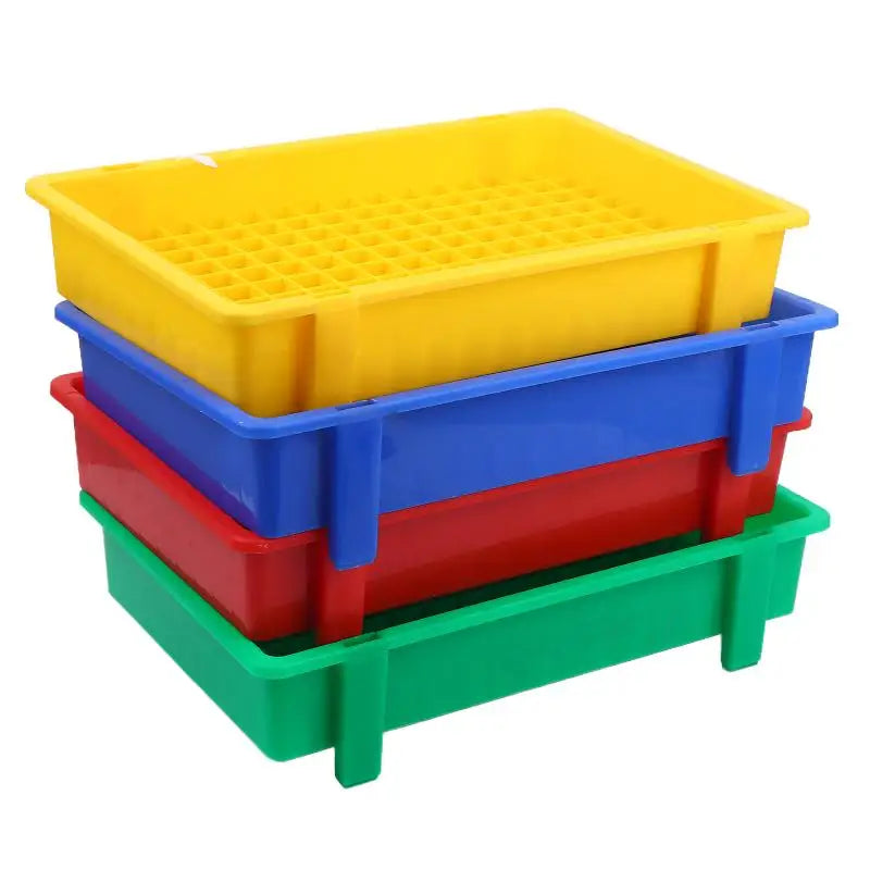 1PCS Thickened Plastic Lithium Battery Storage Box For 18650 Cells - Divided Transport And Turnover Tray Oasis Select