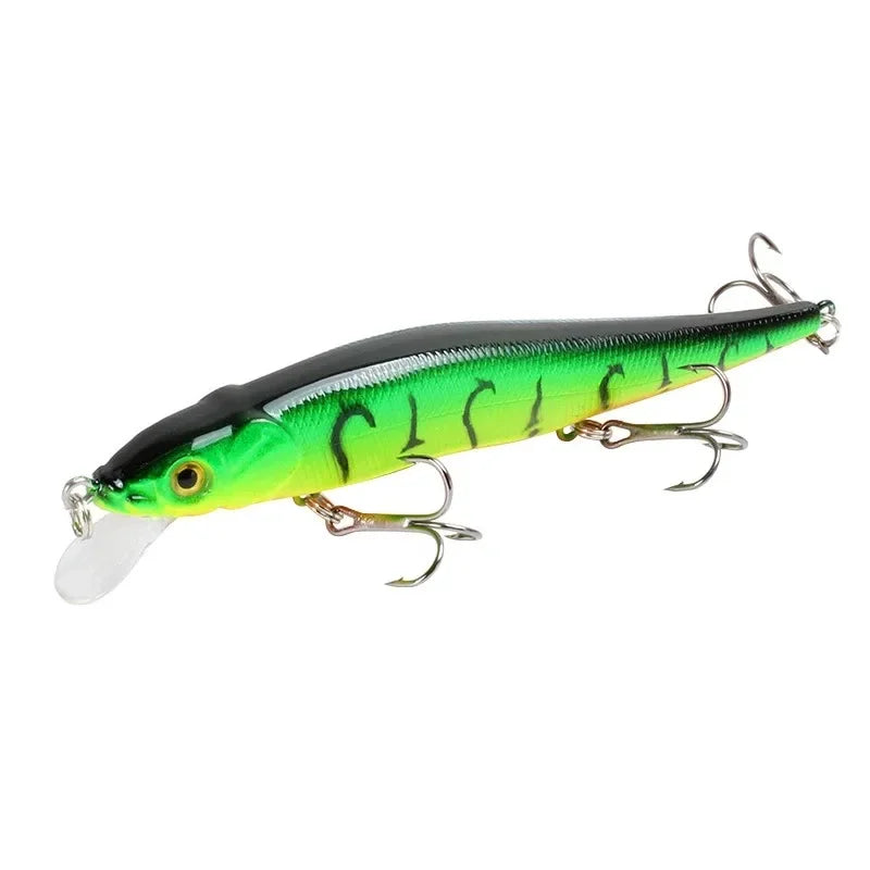 1/2pcs Fishing Lure 11.5cm/14g Minnow Crankbait Wobblers 3D Eyes Perch Artificial Bait Pike Carp Bait Swim Bait Fishing Pesca Oasis Select 01