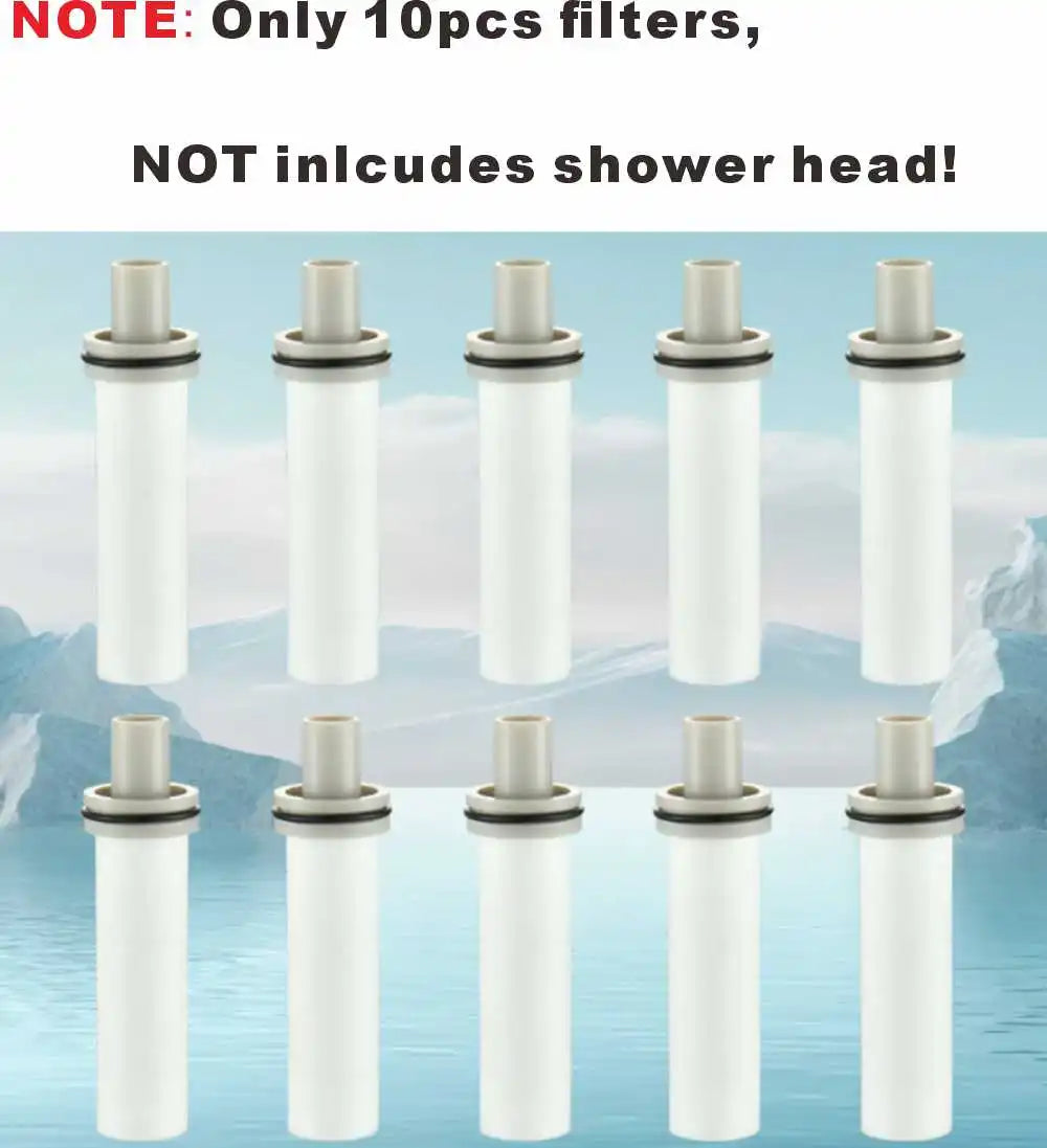 New Portable 3 Modes Travel business Trip Home RV Children Baby Shower Head Filter Rainfall Spray Shower Household Accessories Oasis Select 10 pcs Filters