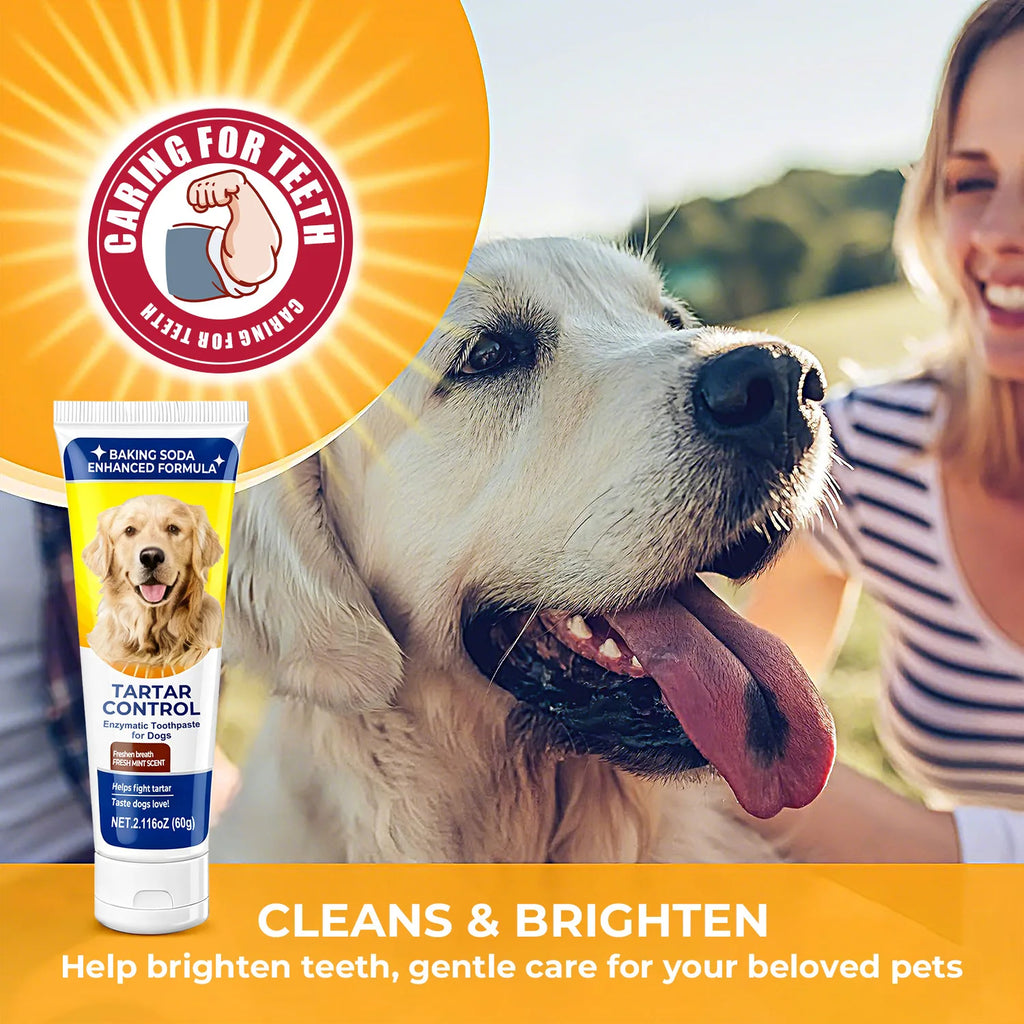 2-Pack Dog Enzyme Toothpaste with Baking Soda – 60g Each Dog Dental Toothpaste Oasis Select