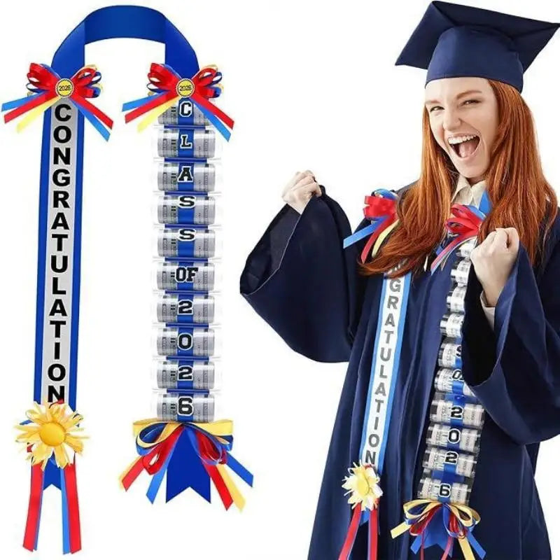 Class Of 2026 Graduation Money Lei Necklace With Cash Holder Elegant Garland Graduation Parties And Celebration Oasis Select A