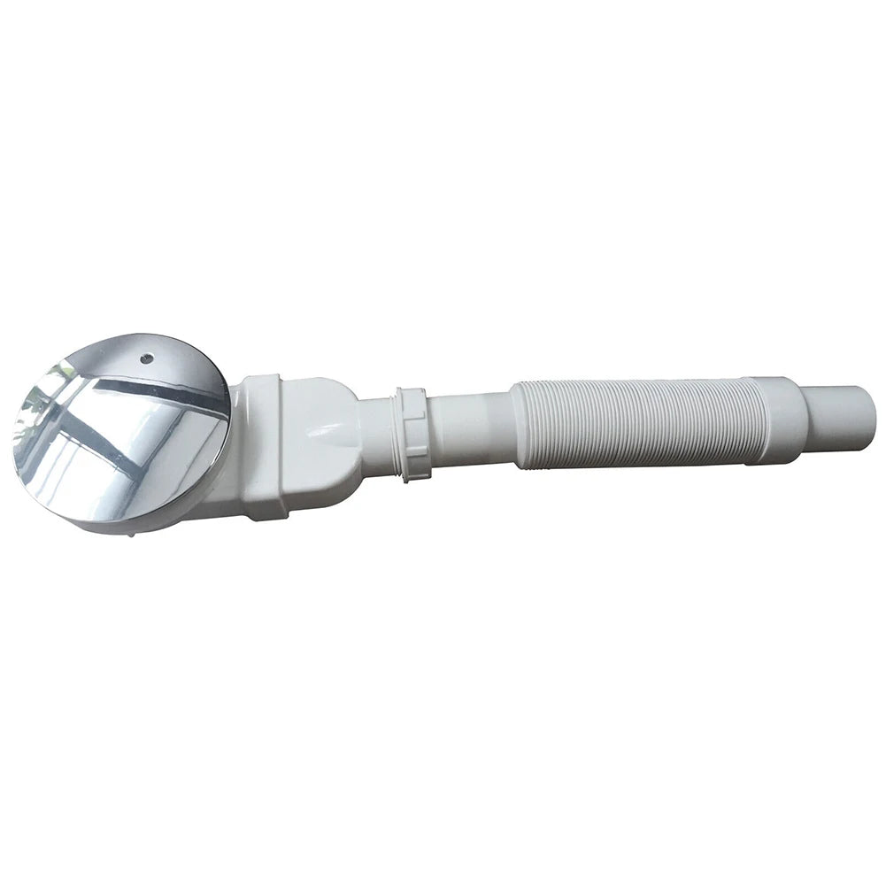 90mm Diameter Shower Drain Waste Trap for Bathroom Trays Compatible with Standard Drain Openings to Prevent Overflow Oasis Select