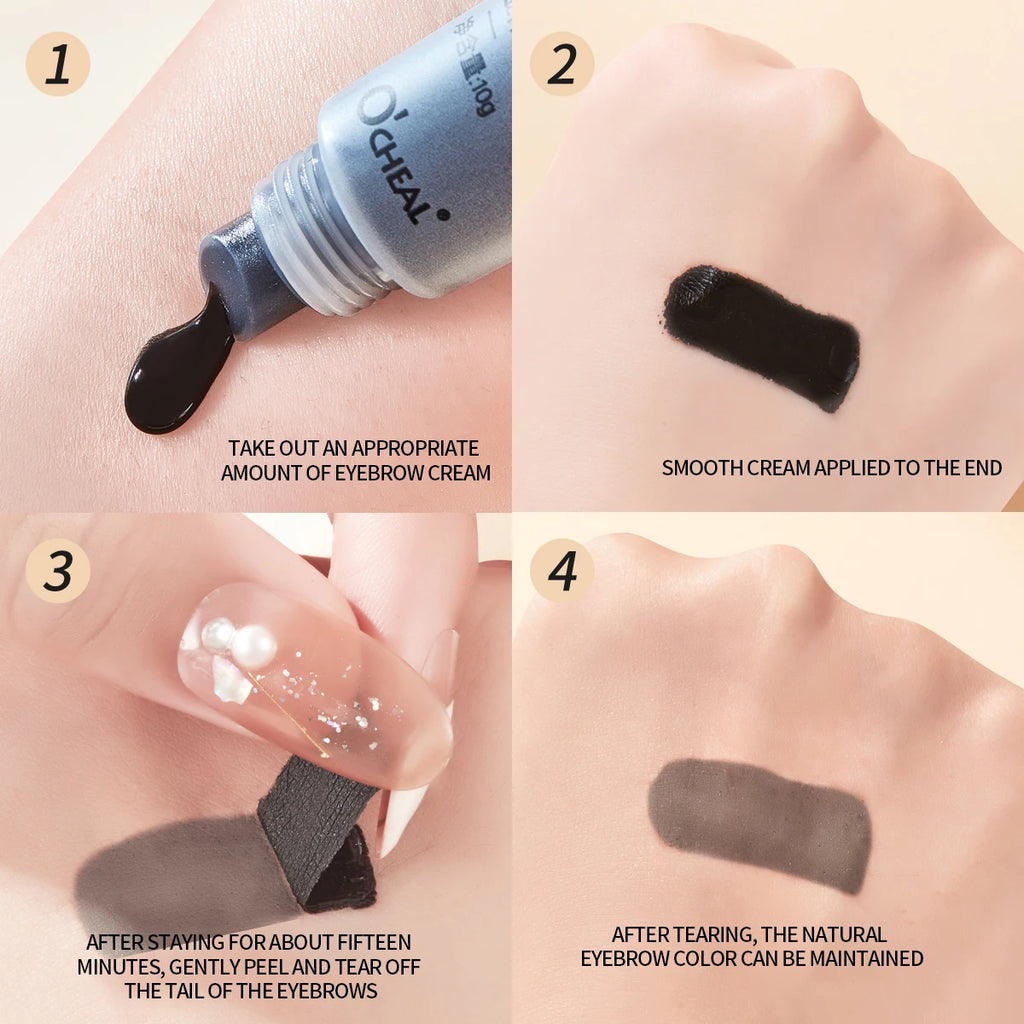 O'CHEAL Peel-Off Eyebrow Gel | Waterproof Long-Lasting Brow Tint
