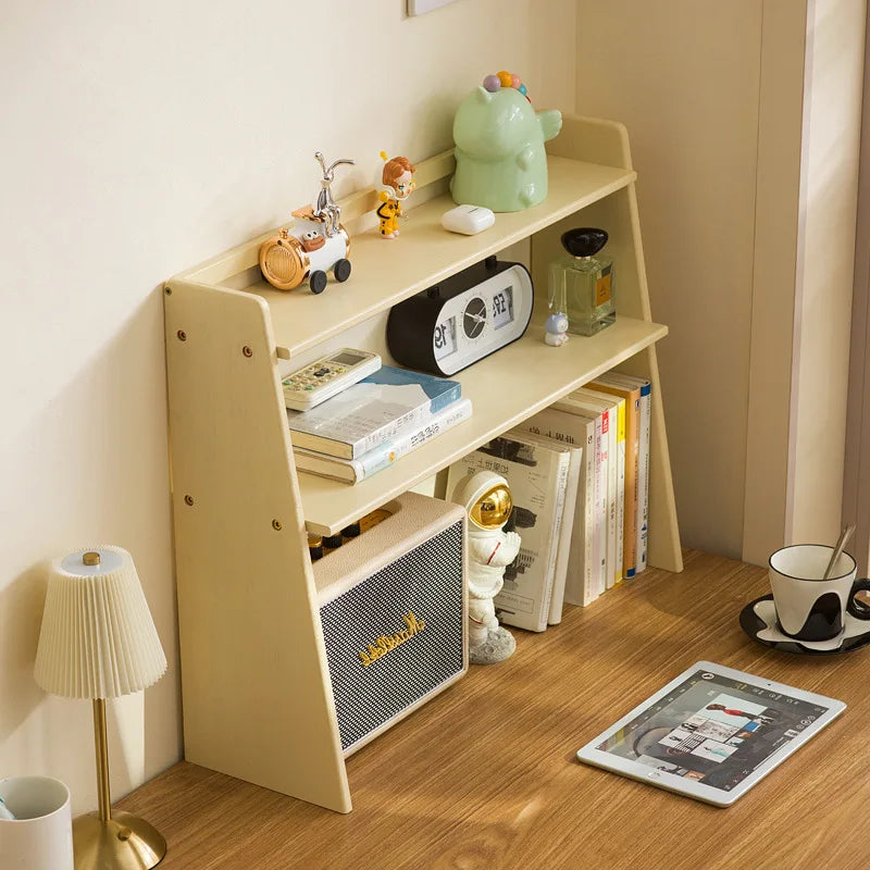 Medieval style shelves, household bedroom cabinets, student desk shelves, multi-layer simple display bookcases, storage shelves Oasis Select