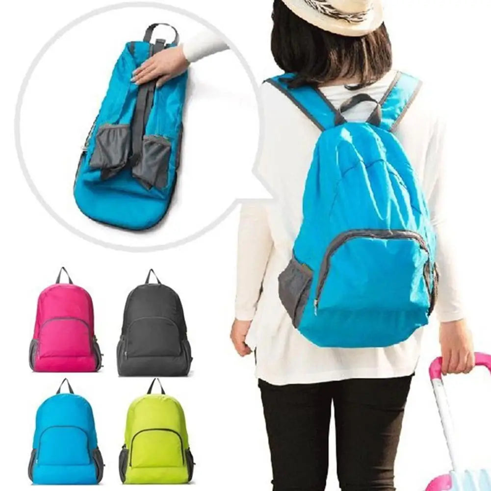 Foldable Ultralight Waterproof Nylon Daypack – 20–35L Backpack