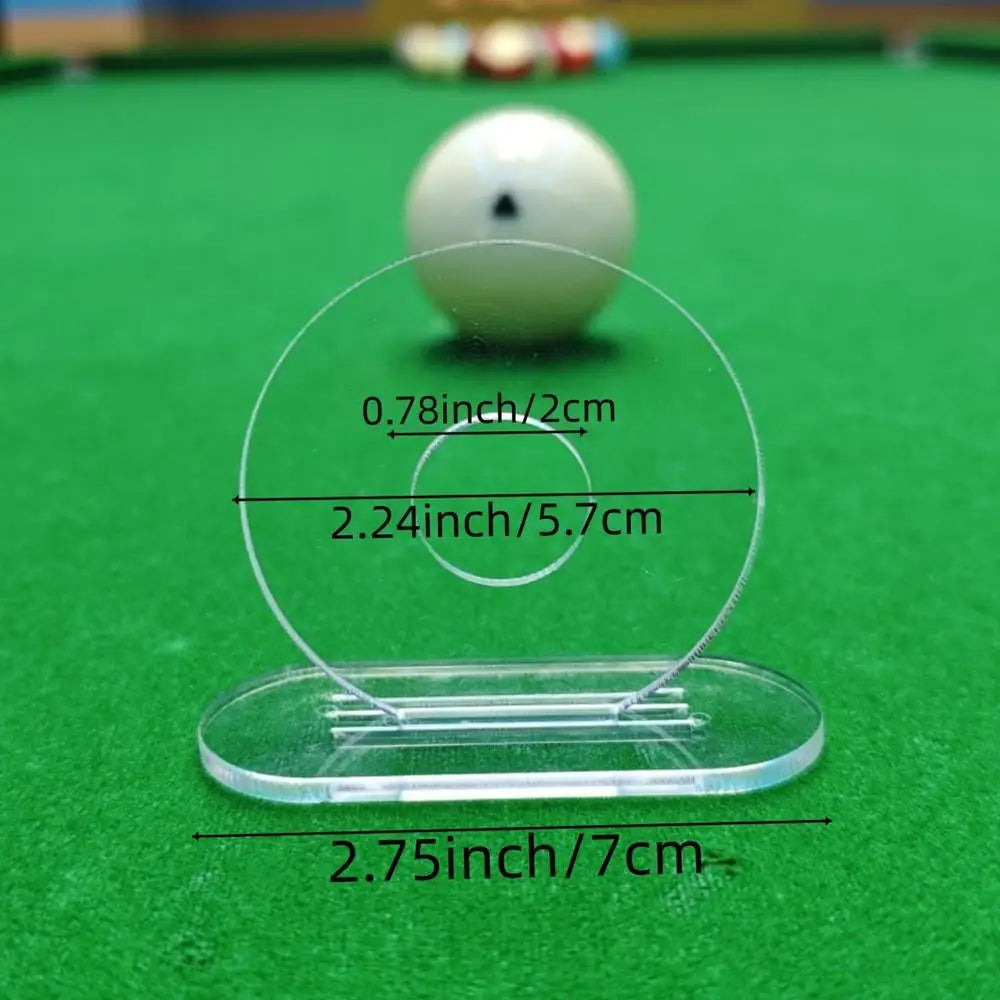 Billiards Rod Training Aids Pool Table Stick Practice 5 Holes Stable Pool Cue Accuracy and Club Control Trainer for Beginners Oasis Select Single hole