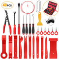 Auto Trim Removal Tool Kit – Car Door Panel & Dash Pry Tools Auto Trim Pry Tool Kit Oasis Select 40pcs red
