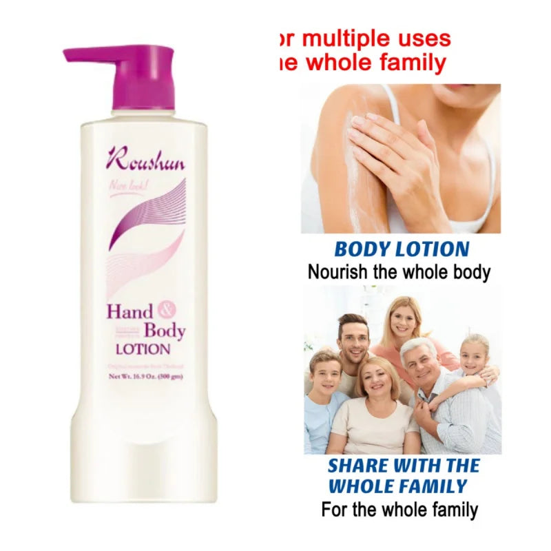ROUSHUN 500ml Moisturizing Body Lotion – Non-Greasy Formula