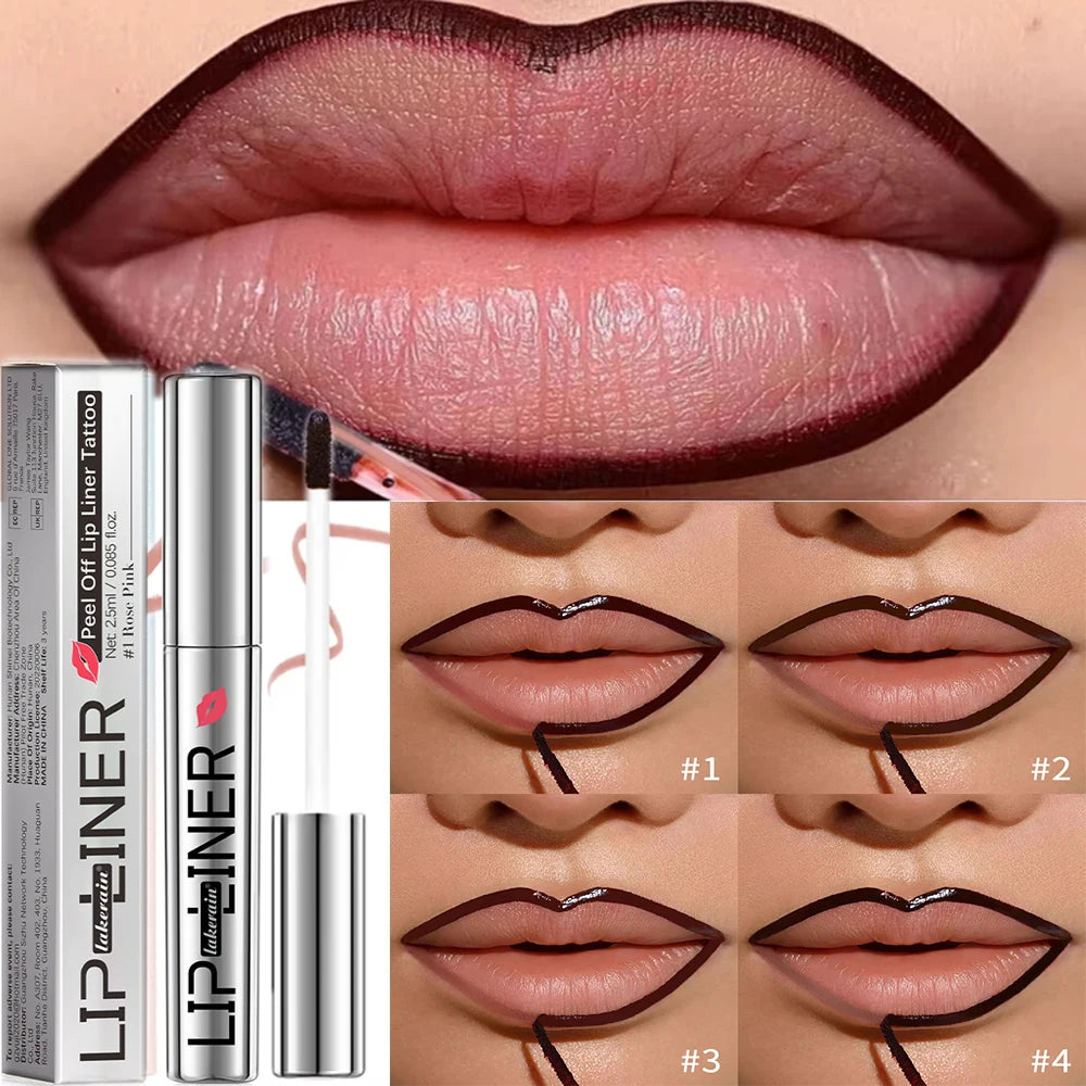 Lakerain Peel Off Lip Stain – Matte, Waterproof, Long-Lasting Peel Off Lip Liner Oasis Select