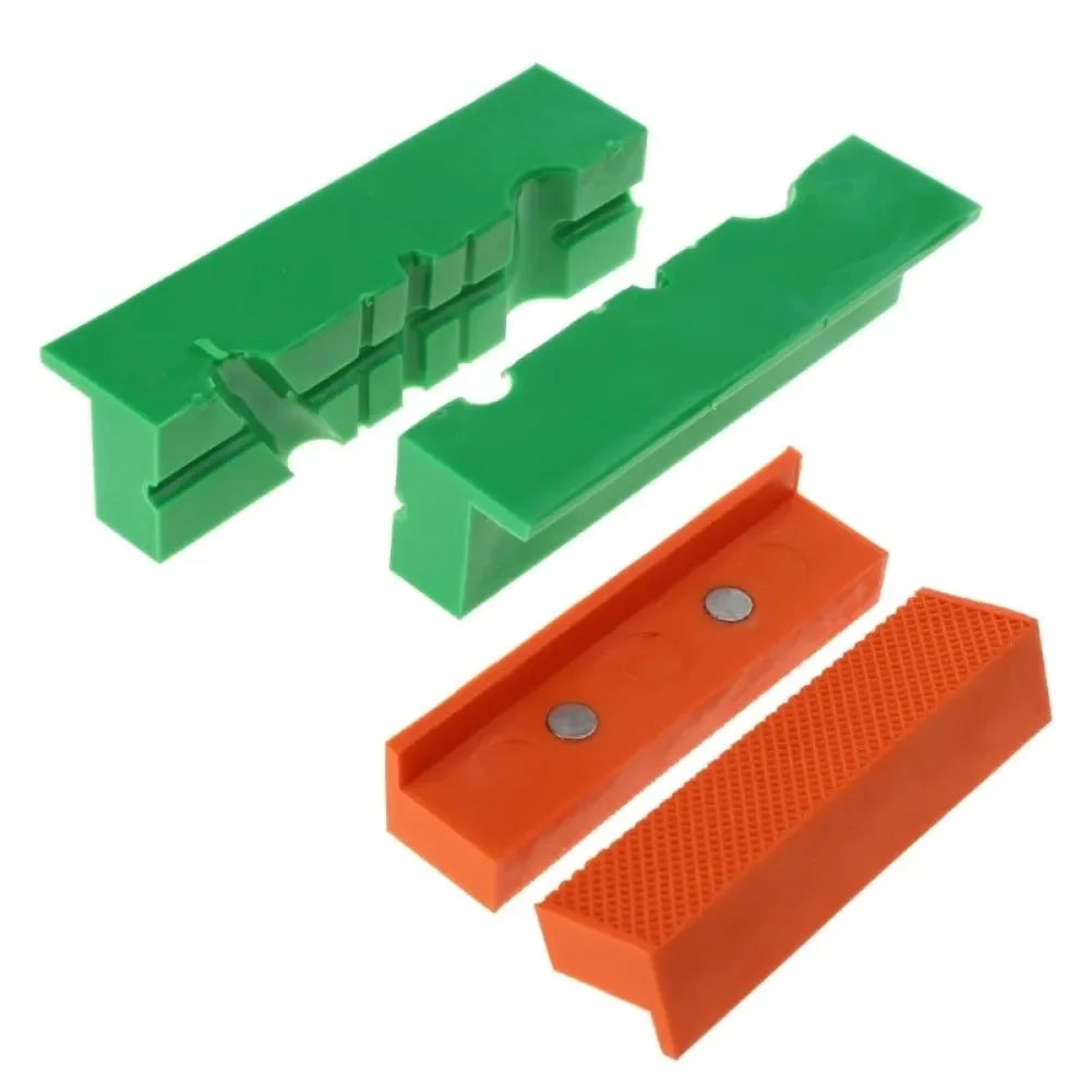 2pcs 4/5/6 Inch Magnetic Soft Pad Jaw Rubber For Metal Vise Bench Machine Tools For Metal Vise Bench Machine Tools Oasis Select