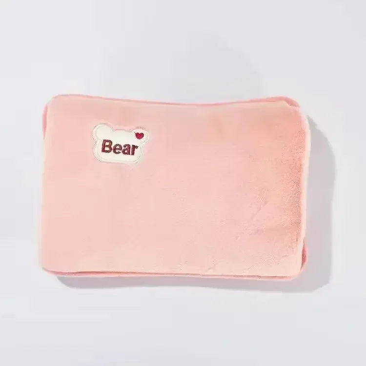 Affordable Winter Hand Warmer Cute Plush Stomach Warmer Portable Heating Pad Comfortable Handheld Warmer Bag Practical Oasis Select Orange