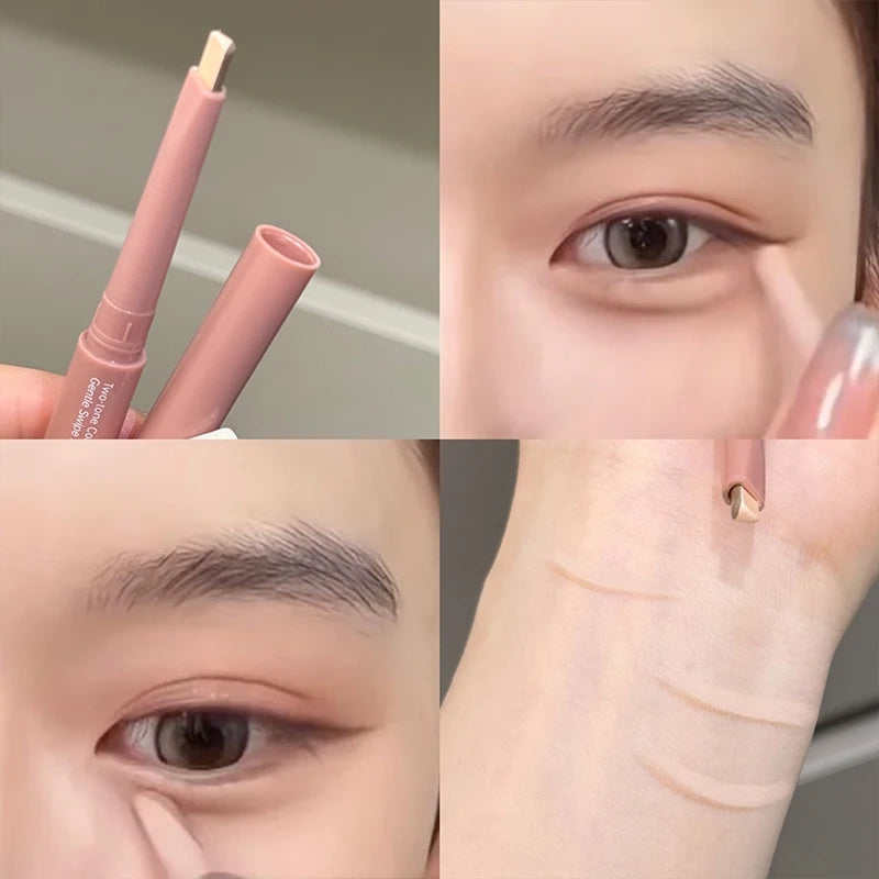 ART VALUE Two-Tone Lying Silkworm Eyeliner Pencil | Nude Beige