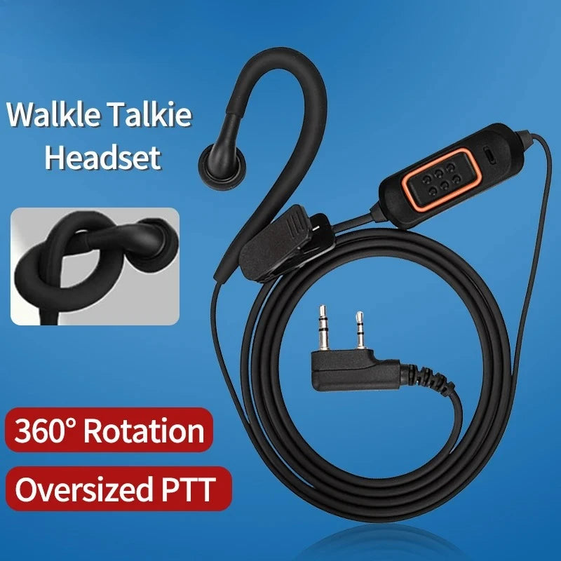 New Baofeng 780 Headset Mic earphone For BaoFeng UV-5R UV-5RH UV-21 PRO Quansheng UV-K6 Walkie Talkie Two Way Radio Accessories Oasis Select Default Title