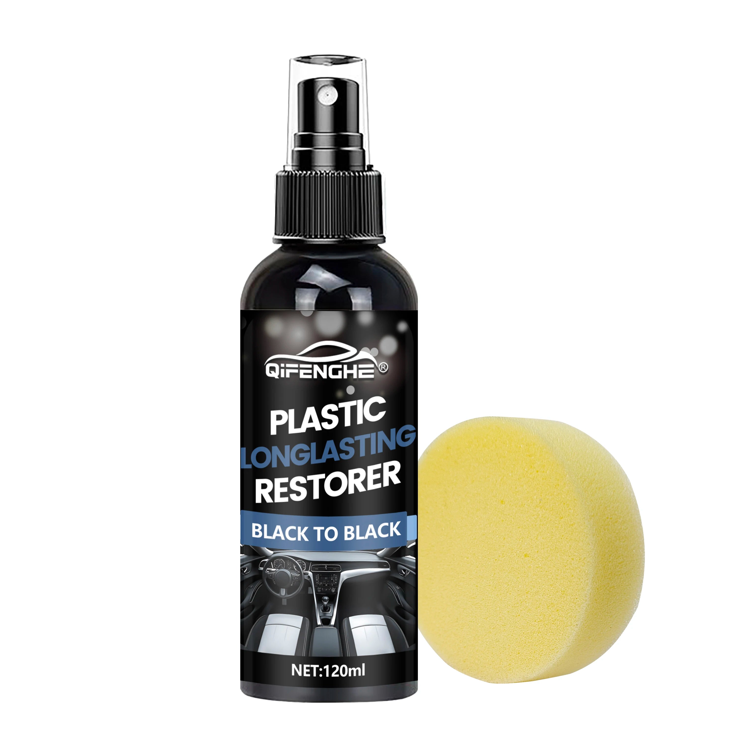 Car Plastic & Tire Restorer – Crystal Coating Dashboard Wax