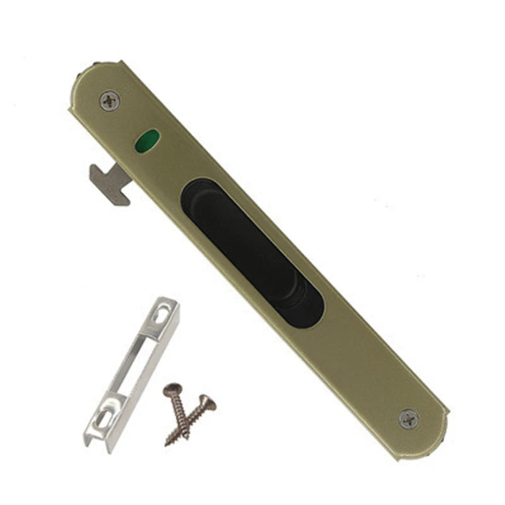 Zinc Alloy Invisible Sliding Door Lock – 90° Hook Window Latch Sliding Door Lock Oasis Select Beige