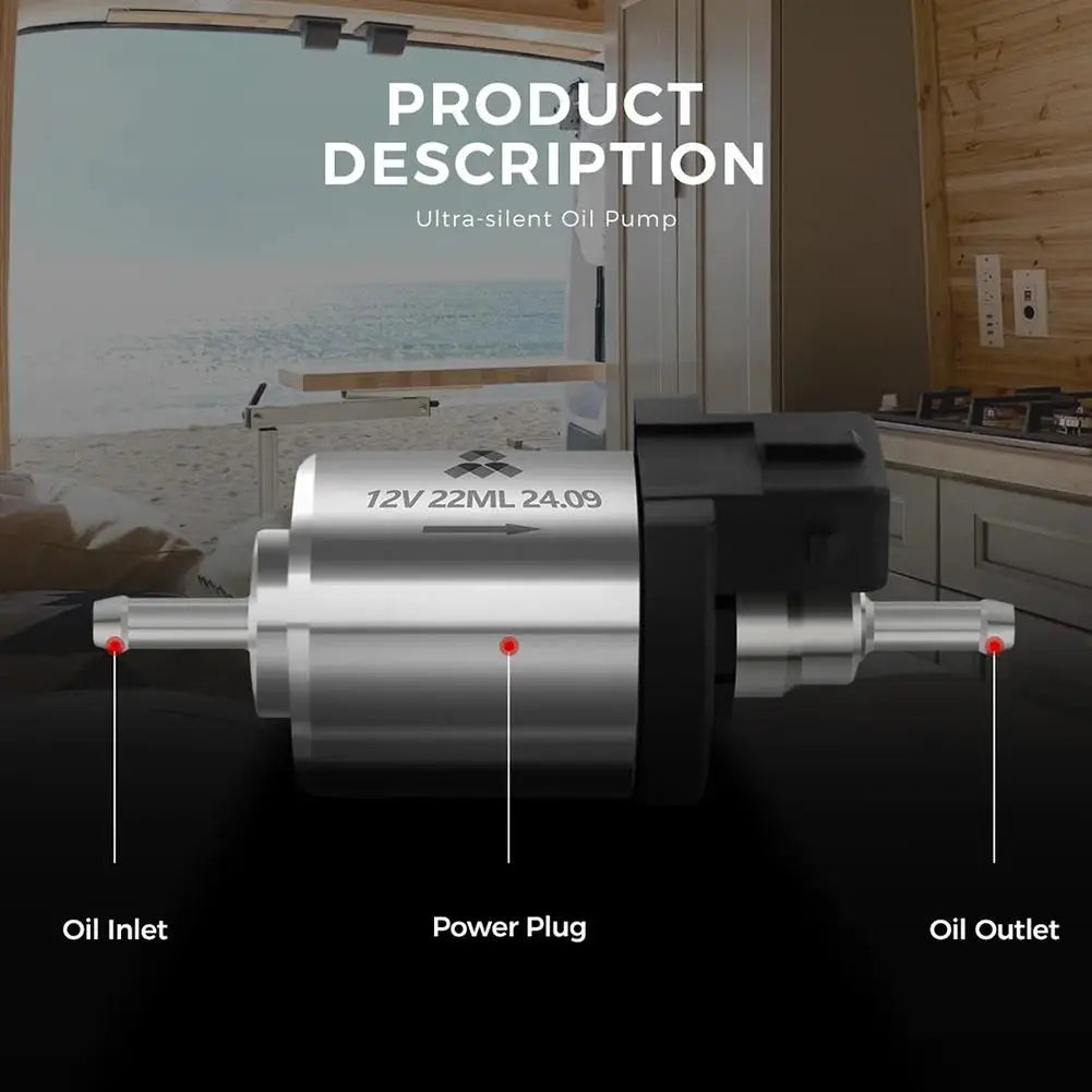 12V 22ML Silent Diesel Fuel Pump for Parking Heater
