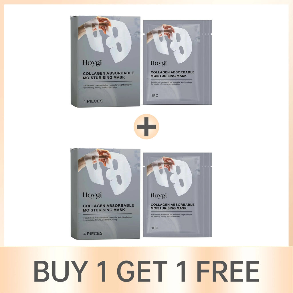 Hoygi Collagen Sheet Mask – Hydrating, Pore-Minimizing & Anti-Aging Collagen Sheet Mask Oasis Select Buy 1 Get 1 Free