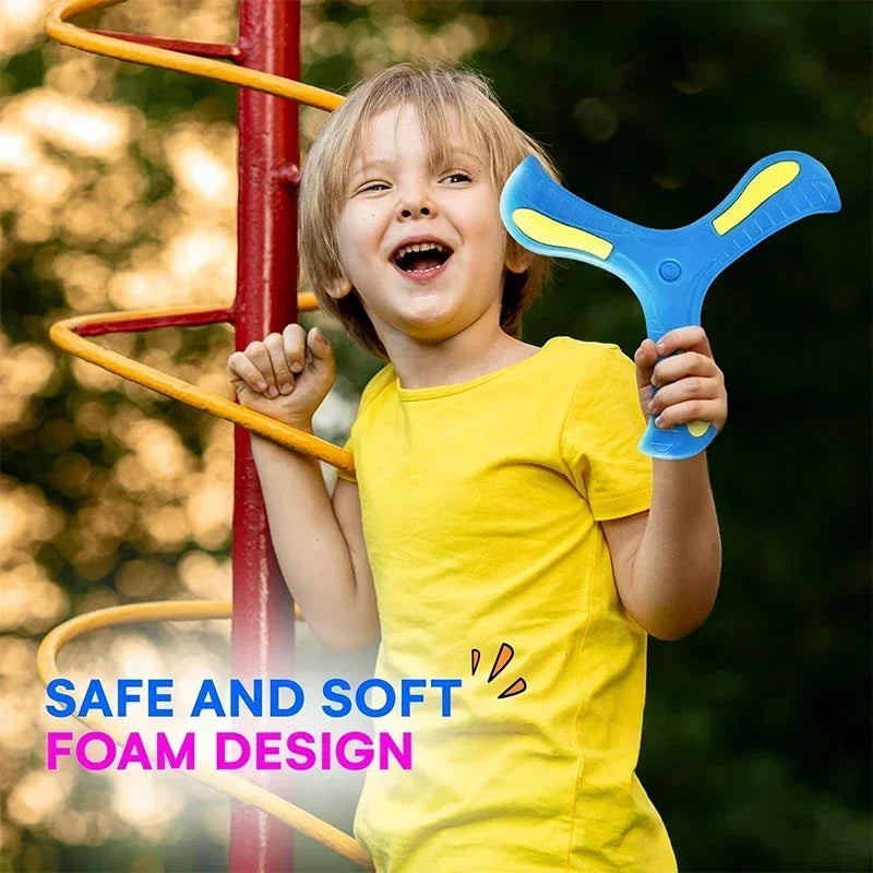 1-20PCS Tri-Blade Boomerang for Kids Outdoor Toys Safe Durable Flying Disc Family Fun Sport Game Parent-Child Interaction Oasis Select