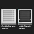 White Hinged Access Panel – Plastic Wall & Ceiling Inspection Hatch
