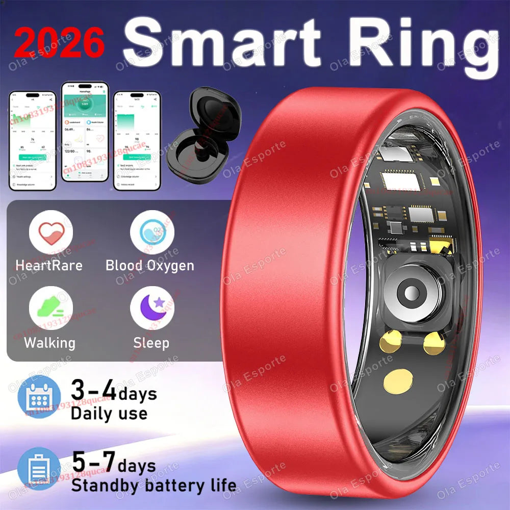 Ola Esporte Smart Ring – Heart Rate, Sleep & SpO₂ Tracker