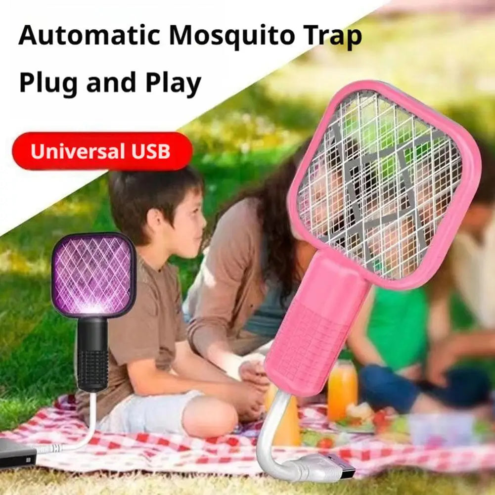 Household Electric Mosquito Killer With UV Purple Light Mini USB Electric Fly Killer Lamp Portable for Car Outdoor Camping Oasis Select