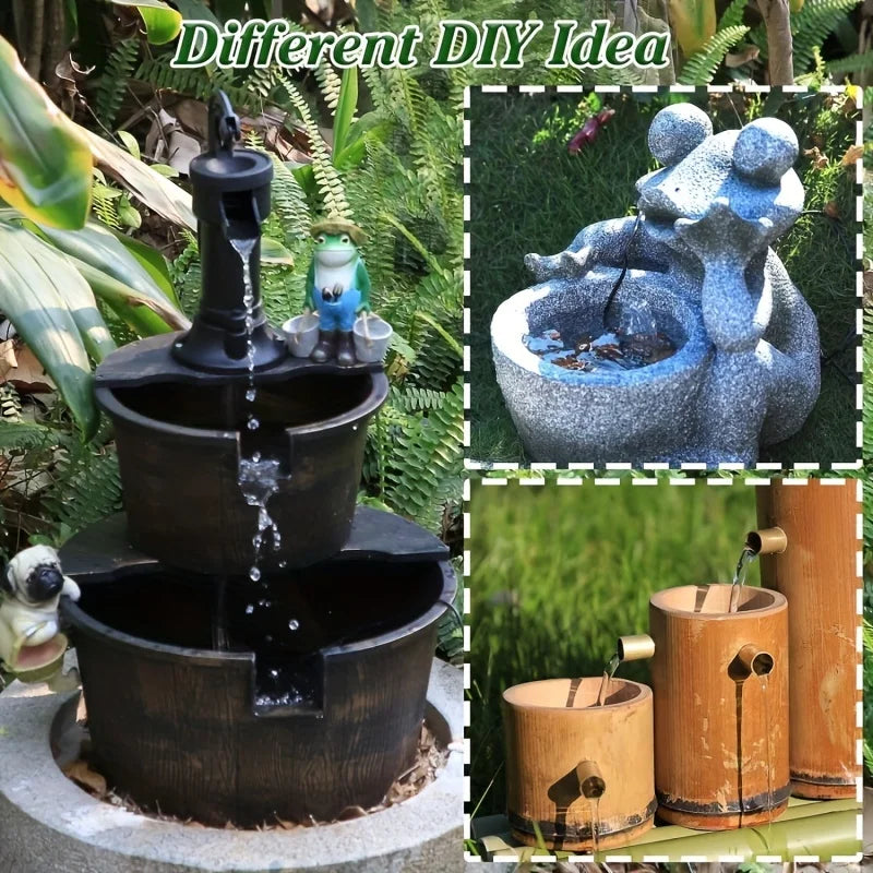 3.5W Off-white 3-layer Flowing Water Solar Bird Bath Fountain, Detachable Decorative Fountain, DIY Water Functionbird Feeder Oasis Select