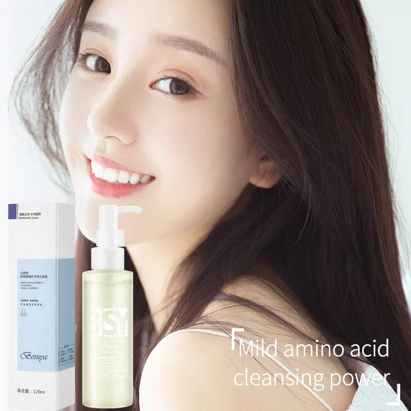 120ml Amino Acid Facial Cleanser, Deep Gentle Cleansing, Oil Control, Purifying Cleansing Honey Face Exfoliator Oasis Select