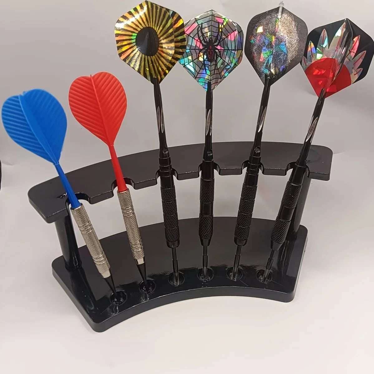 Vertical 6-Slots Pen Holder Plastic Pen Display Stand Eyebrow Pen Stand Makeup Brush Rack Organizer Oasis Select