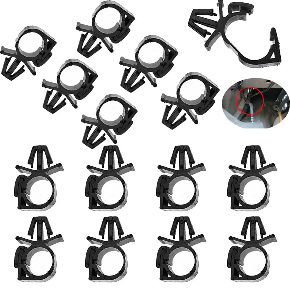 Weather Resistant Anti-Loose 10mm Car Wiring Harness Fixing Clips Zip Ties Cable Buckle Corrugated Pipe Fastener Multi-Function Oasis Select