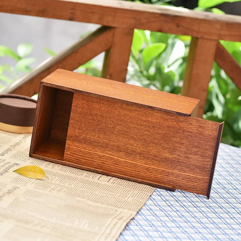 2026-WISH Multifunctional Wooden Tissue Box-Solid Wood For Car And Restaurant Napkin Holder For Creative Living Room Design Oasis Select