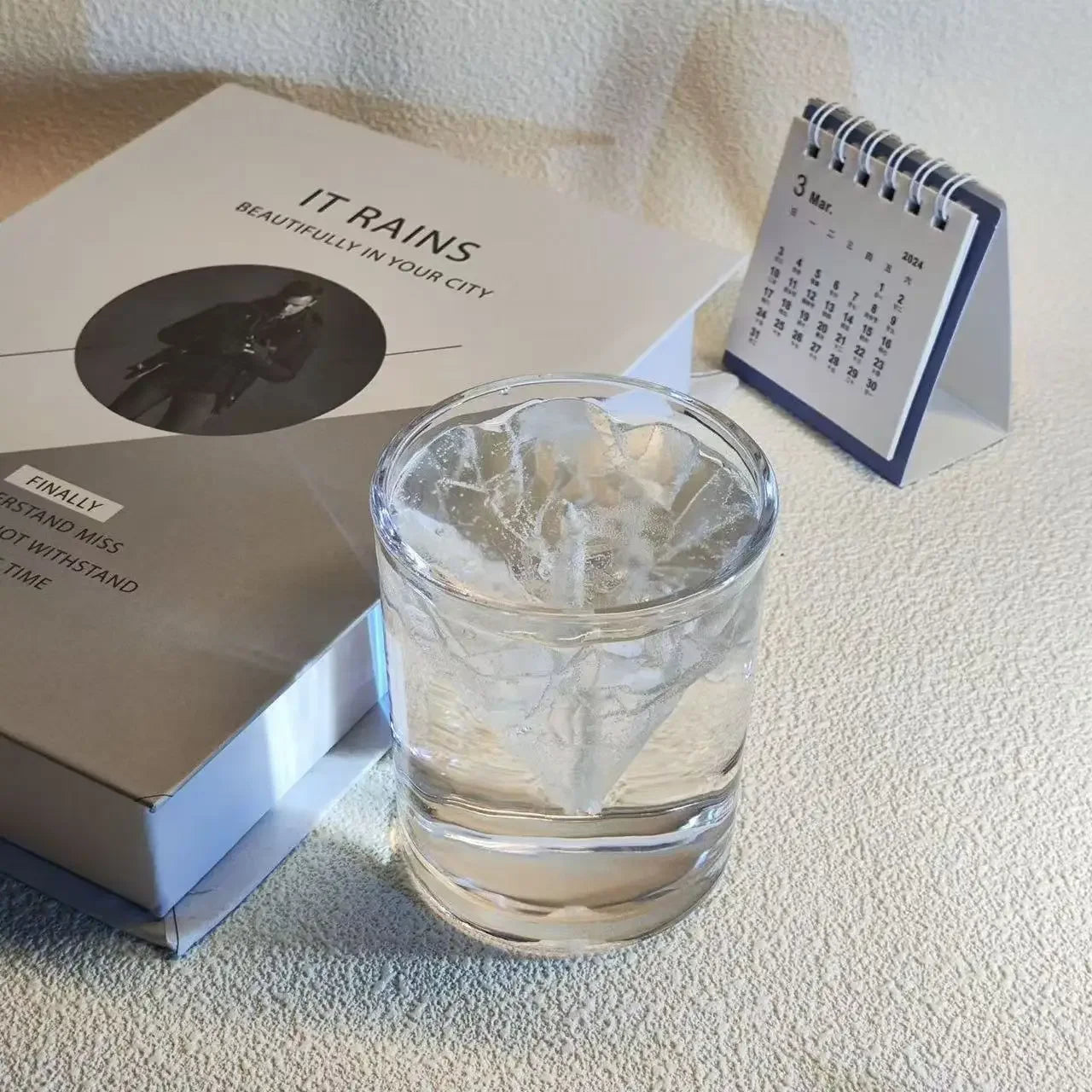 Hand Made Floating Iceberg Candle Home Decoration Floating Mount Fuji Scented Candle Gift Oasis Select English pear freesia
