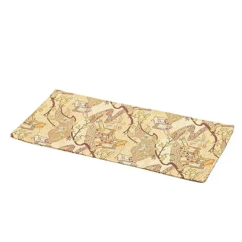 National Trend Tea Mat Nishijin Weaving Tea Heat-resistant Table Mat Dry Brewing Mat Chinese Kung Fu Tea Set Tea Ceremony Oasis Select