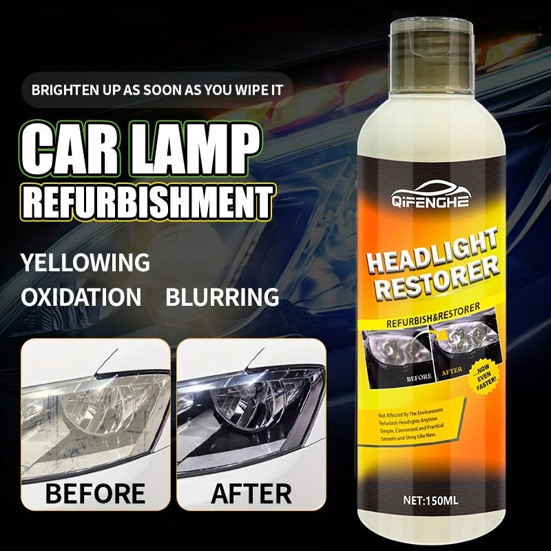 Car Headlight Restoration Cream – Clear Yellowed Lenses